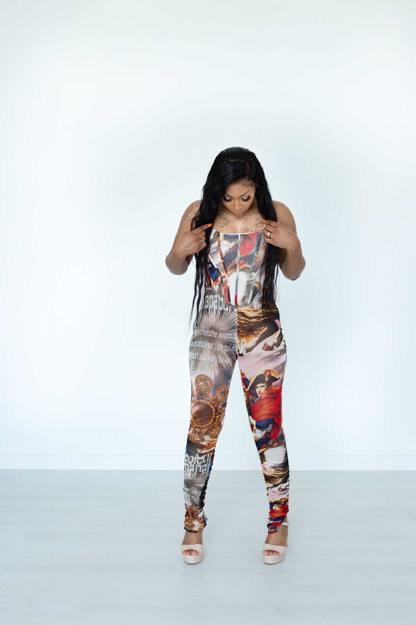 Renaissance Printed Jumpsuit